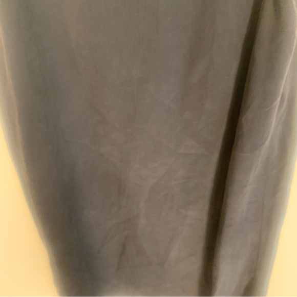 Equipment Femme 100% Button Front Sleeveless A Line Dress - Picture 5 of 9